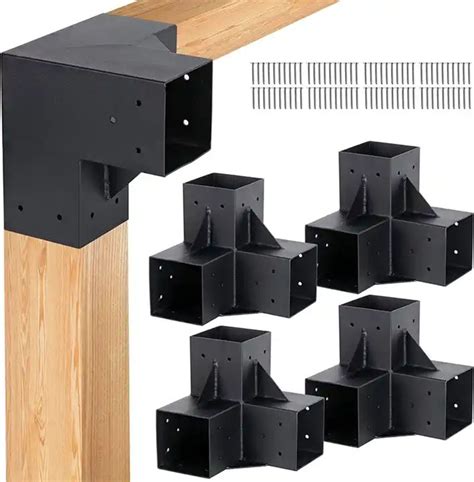 30 degree metal corner brackets for pergola|3 way corner bracket 4x4.